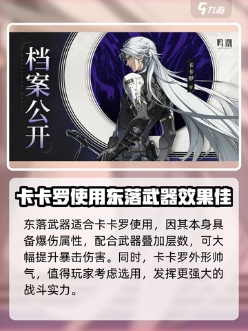 鸣潮⚡东落武器几星？性能全面解析！💥截图4