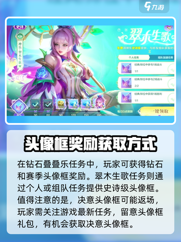 决胜巅峰🔥游戏决意头像框获取秘籍✨截图4
