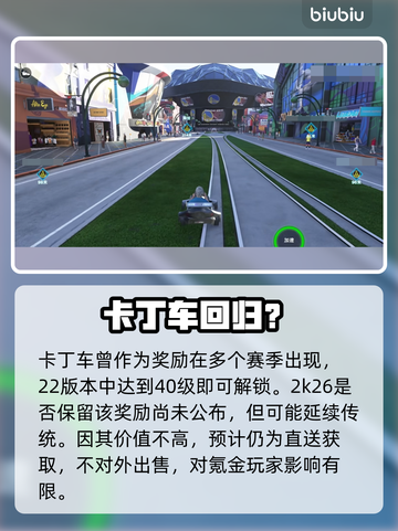 NBA2K26卡丁车神获取攻略🚗💥截图2
