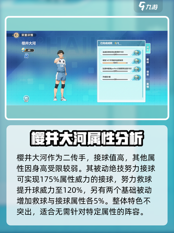 排球少年手游🔥樱井大河技能强度逆天❓截图3