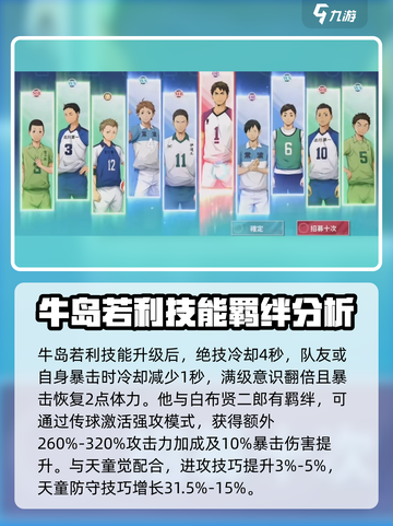 排球少年手游🔥牛岛若利超强解析❗截图3