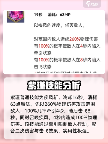 剑与骑士团🔥紫瑾技能超详细强度解析来啦！截图2