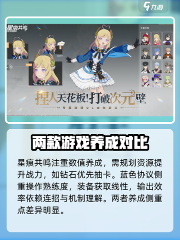 星痕共鸣和蓝色协议有什么区别介绍截图4