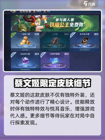 曙光英雄蔡文姬星月幻梦皮肤介绍介绍截图4