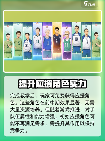 排球少年手游应援角色怎么获取介绍截图3