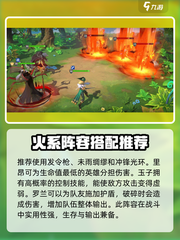 荒野国度火系队伍怎么搭配介绍截图3
