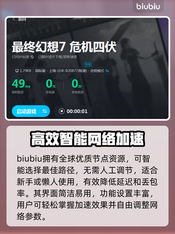 最终幻想7危机四伏🔥加速器效果大揭秘！截图3