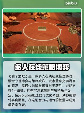 骗子酒吧延迟掉帧？用这个加速器秒解决！🚀🎮截图2