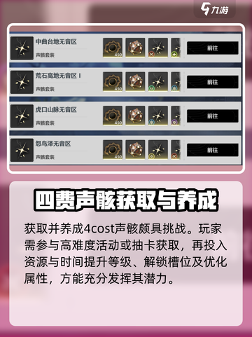 鸣潮⚡4cost声骸属性大曝光！快速获取攻略🔥截图3