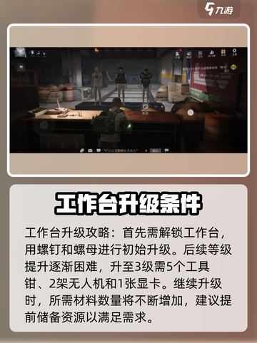 萤火突击工作台怎么升级介绍截图2