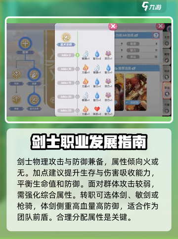 仙境传说新启航🔥剑士加点方案大曝光！✨截图2
