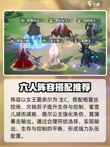 命运圣契⚡极夜女王队最强搭配🔥玩法攻略来啦！截图2