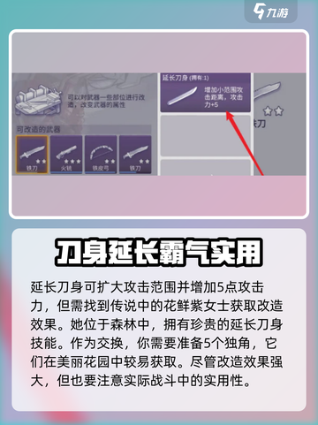 阿瑞斯病毒2怎么制作延长刀介绍截图3