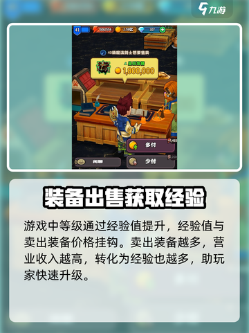 传奇商店🔥经营秘籍，快速升级攻略💡截图2