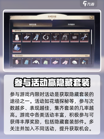 无限暖暖隐藏套装怎么获得介绍截图3