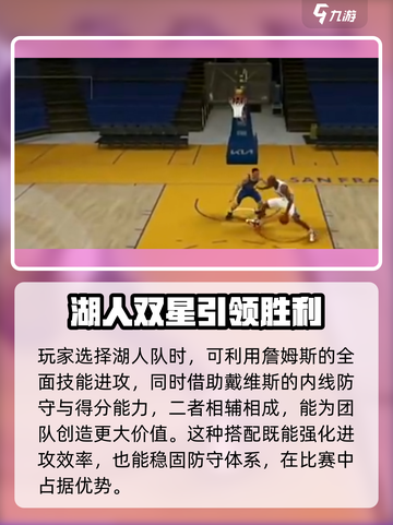美职篮全明星湖人队员怎么养成介绍截图4