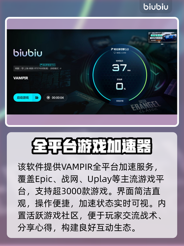 🎮Vampir黑屏闪退？一招解决卡顿丢包！截图4