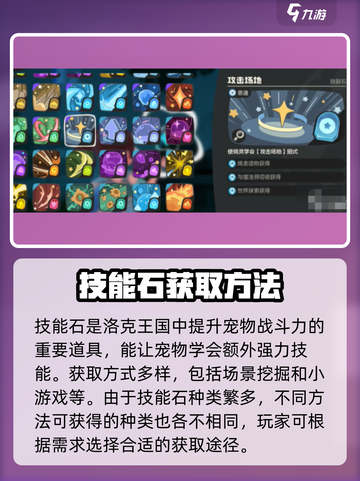 洛克王国世界技能石获取方法介绍截图2