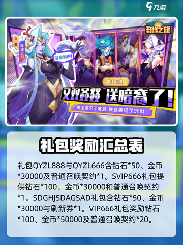 奇缘之旅🎉最新礼包码大曝光，快人一步拿福利！截图2