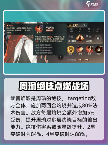 三国志幻想大陆2枭之歌周瑜强不强介绍截图3
