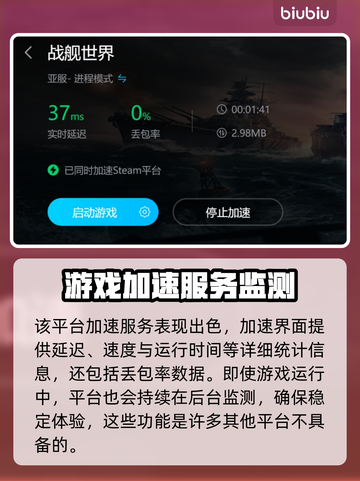 战舰世界🔥卡登？用这个加速器秒进游戏！截图5