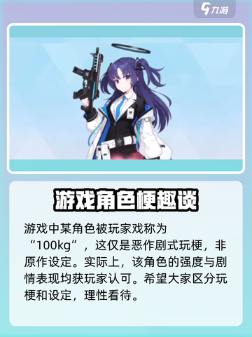 蔚蓝档案100kg说的是谁介绍截图4