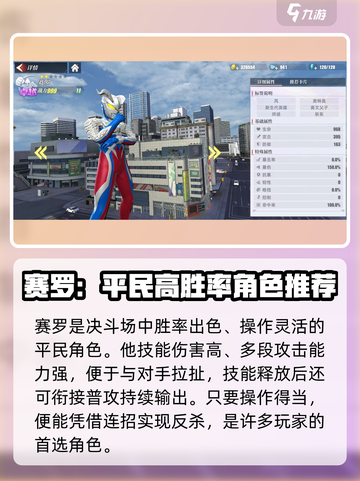 奥特曼传奇英雄2平民角色推荐🔥平民玩家必看！💥截图2