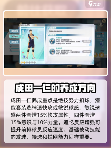 排球少年手游成田一仁怎么样介绍截图5