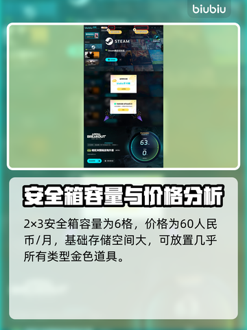 暗区突围💡安全箱与无限保险价格大揭秘！截图5