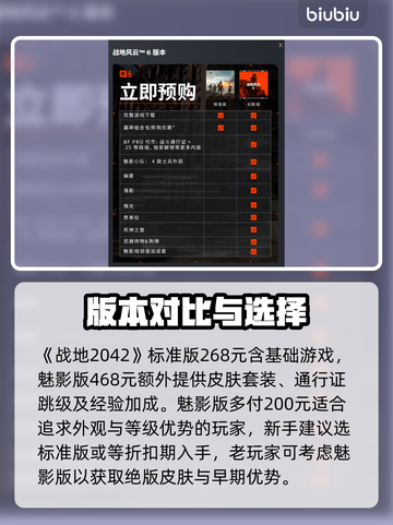 🔥战地6预购全攻略！哪个版本最值？💥🎮截图2