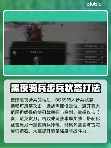 艾尔登法环🔥黑夜骑兵剑刃戟打法揭秘！轻松通关⚡截图5
