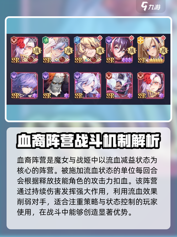 魔女与战姬血裔阵容怎么配介绍截图2