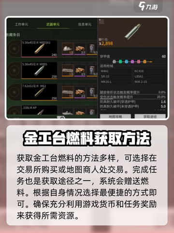 萤火突击金工台燃料⚡获取方法曝光！玩家必看🔥截图3
