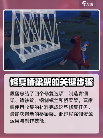 沙石镇时光🔥大桥修复秘籍💎轻松搞定遗迹难题！截图4
