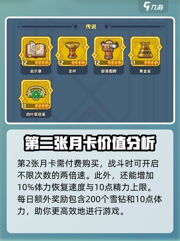 快来当领主月卡有什么用介绍截图3