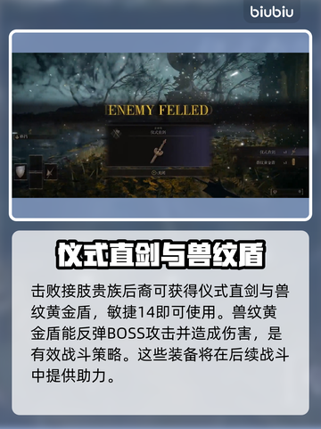 艾尔登法环🔥黑夜君临接肢贵族后裔打法揭秘✨截图4