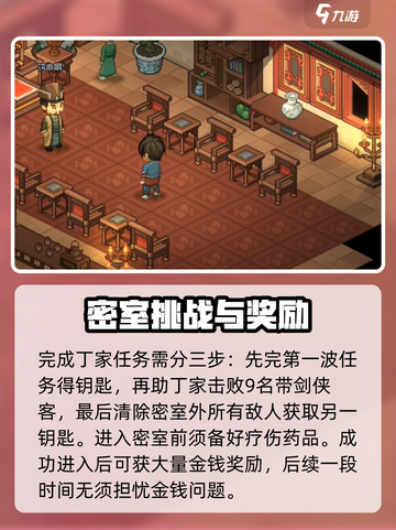 大侠立志传丁家密室怎么进入介绍截图3