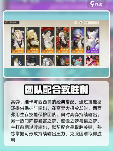 无尽梦回最强配队🔥游戏党必看！截图3