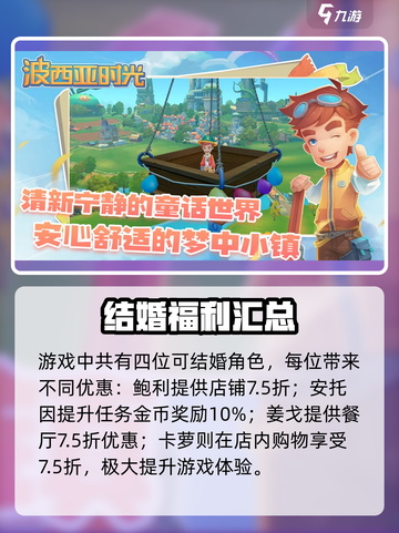 《波西亚时光》结婚后收益全解析！💍✨截图4