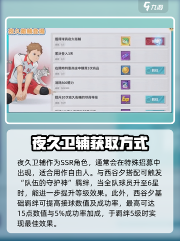 排球少年手游 NIGHT久卫辅🔥强度逆天？入手必玩角色！截图2