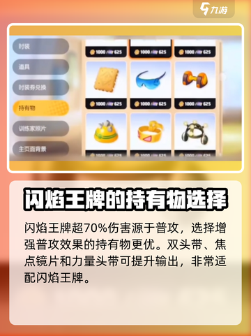 宝可梦大集结闪焰王牌持有物选什么介绍截图4