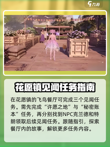 无限暖暖花愿镇见闻攻略大全介绍截图3