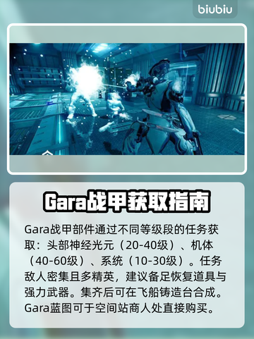 【星际战甲】Gara部件速刷🔥截图4