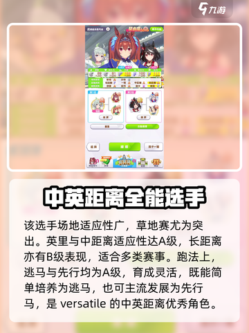 闪耀优俊少女大和赤骥育成攻略介绍截图3