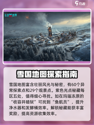 《七日世界》雪国人生地图🔥玩法全揭秘！截图4