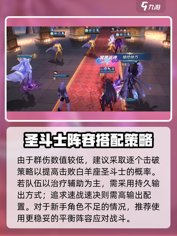 圣斗士星矢重生🔥白羊关卡打法技巧分享！游戏通关秘籍在这里👇截图4