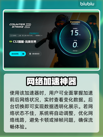 CS:GO2卡顿掉帧？❌免费加速器来救场！🚀🔥截图5