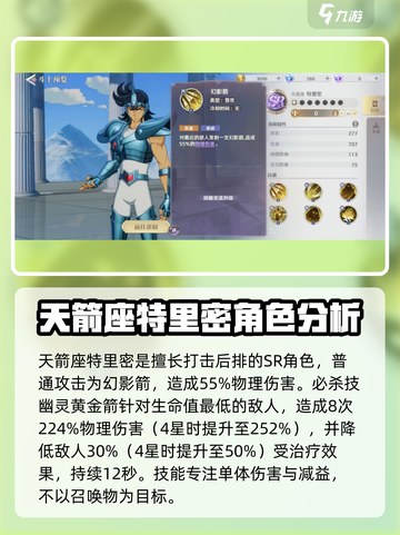圣斗士星矢重生🔥特里密角色详情大曝光！💥截图2