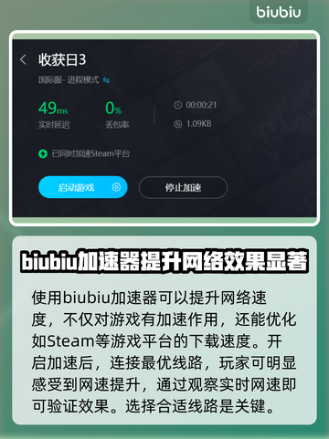 收获日3下载慢？用这个加速器⚡轻松搞定！截图3