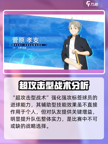 排球少年手游菅原孝支强度解析介绍截图5